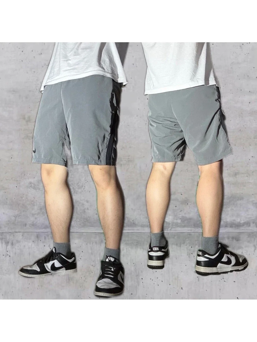 Nike Men's Small Dri-FIT Flex Training Shorts Grey Athletic Gym Running Workout